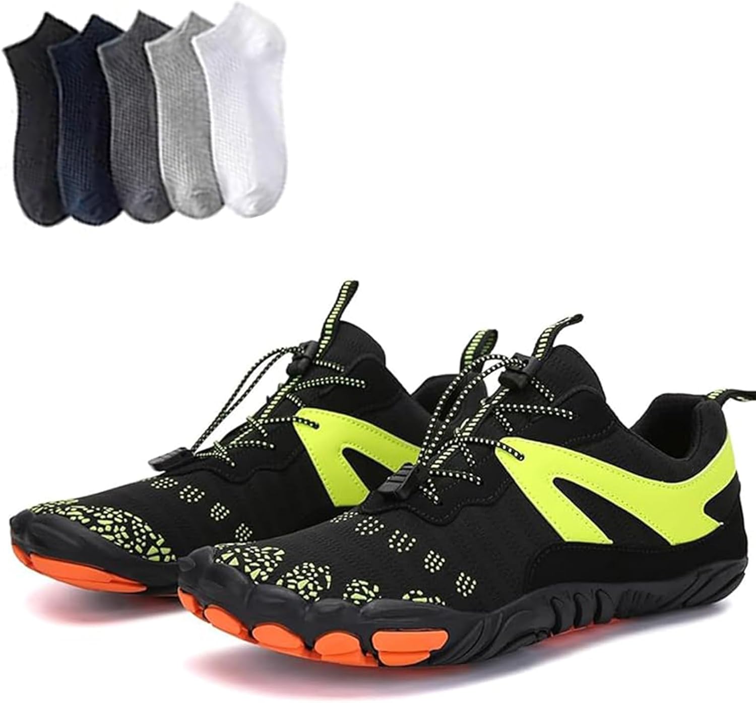 Кроссовки с широкой носочной частью, дышащие, не скользящие, быстросохнущие, для воды, активного отдыха на улице, плавания, бассейна, пляжа, серфинга, прогулок, йоги на воде, реки, унисекс Giltpeak, черный/зеленый
Кроссовки с широкой носочной частью, дышащие, не скользящие, быстросохнущие, для воды, активного отдыха на улице, плавания, бассейна, пляжа, серфинга, прогулок, йоги на воде, реки, унисекс Giltpeak, черный/зеленый