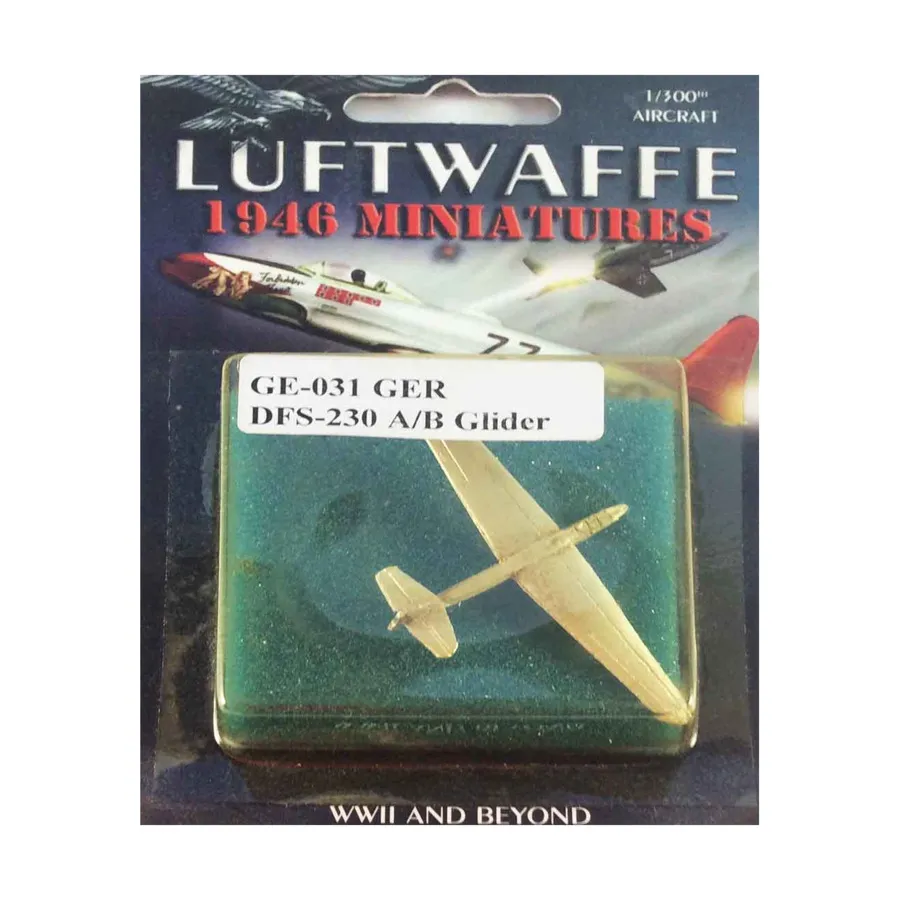 Планер DFS-230 A/B, Luftwaffe 1946 Miniatures - Germany (1:300)
Планер DFS-230 A/B, Luftwaffe 1946 Miniatures - Germany (1:300)