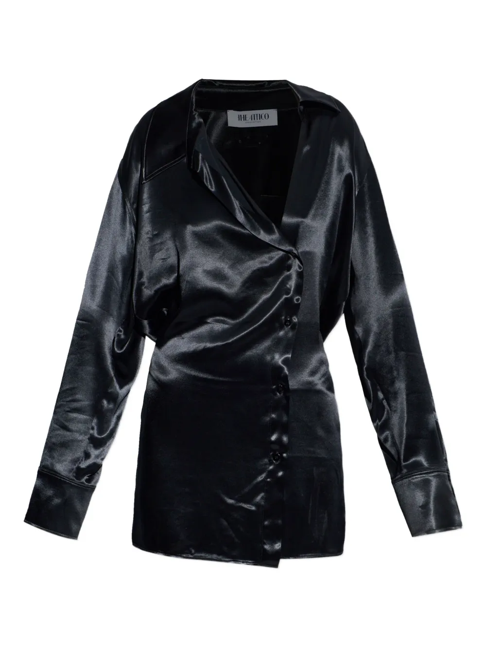 Мини-платье с воротником и пуговицами The Attico, черный
Мини-платье с воротником и пуговицами The Attico, черный