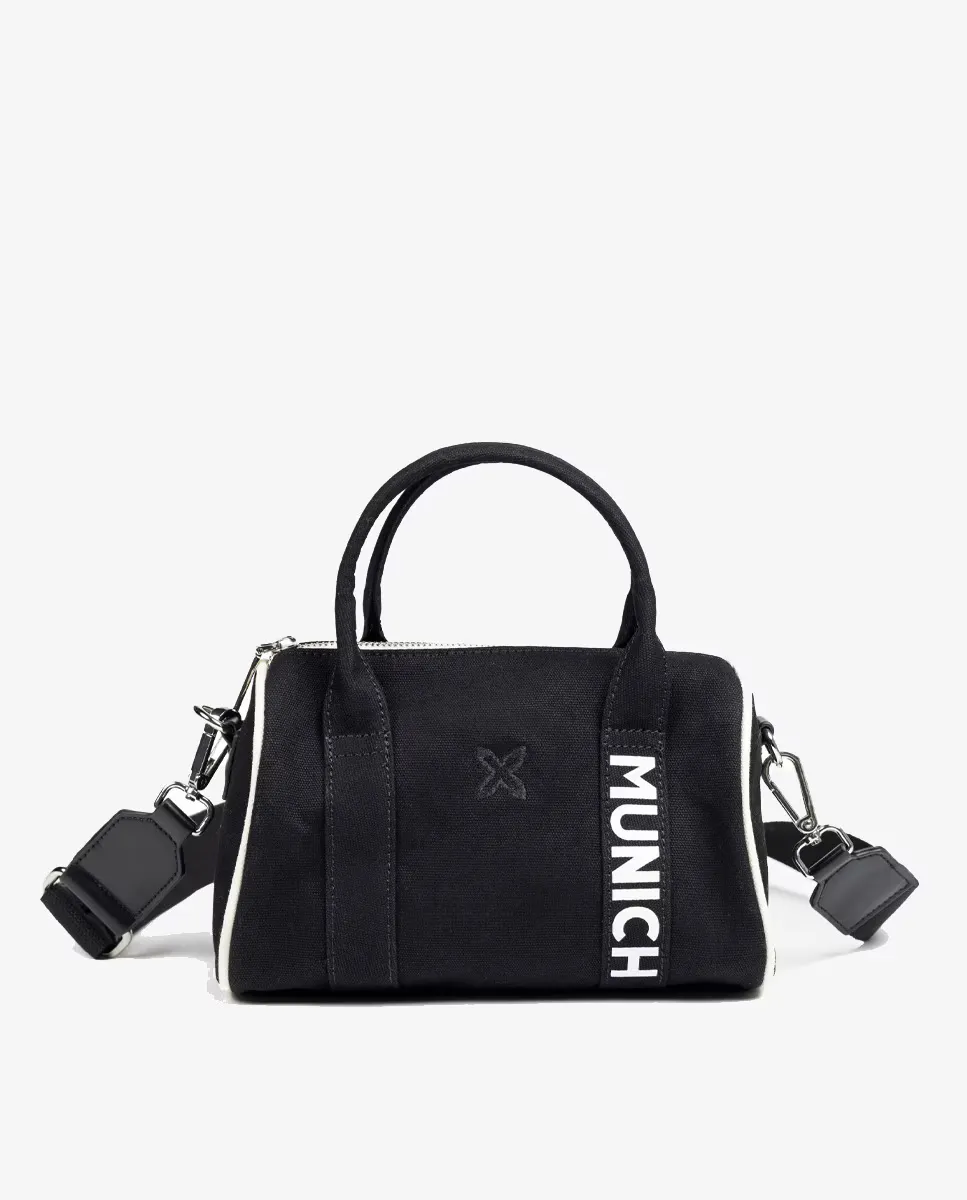 Сумка из хлопчатобумажной ткани с передним карманом Munich, черный
Сумка из хлопчатобумажной ткани с передним карманом Munich, черный