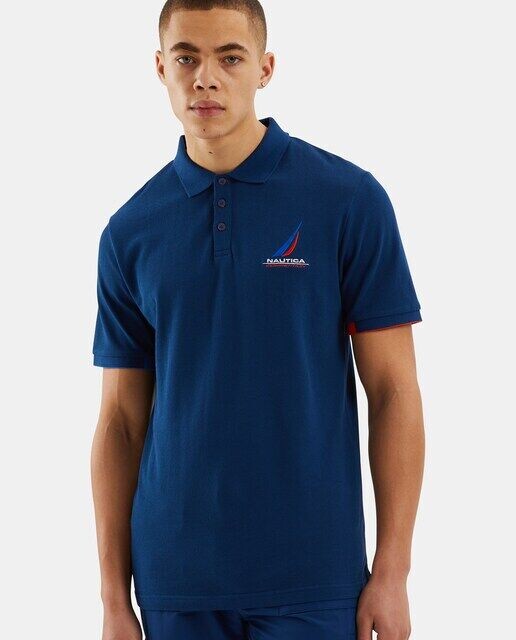 Мужская рубашка-поло стандартного кроя с короткими рукавами Nautica, синий
Мужская рубашка-поло стандартного кроя с короткими рукавами Nautica, синий