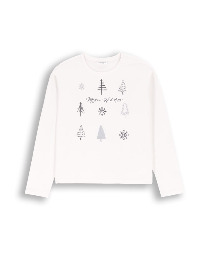 Футболка с длинными рукавами на Рождество в цвете экрю Coccodrillo
Футболка с длинными рукавами на Рождество в цвете экрю Coccodrillo