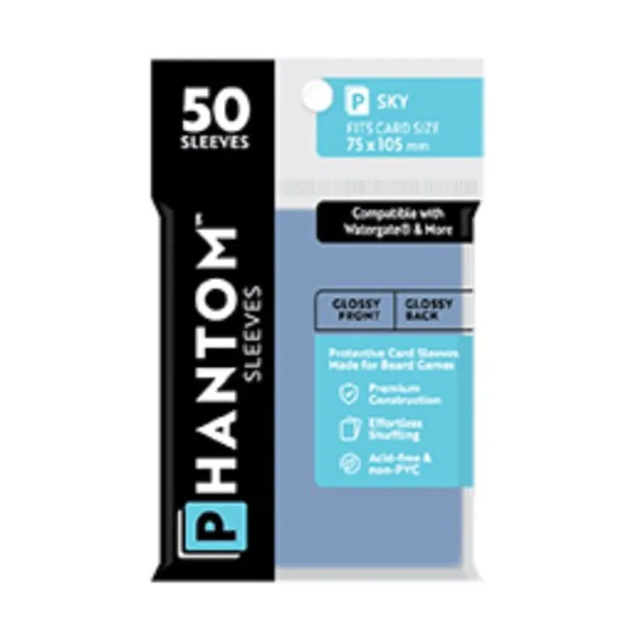 Матовый/Матовый - Небо, 75х105мм (50), Phantom Sleeves
Матовый/Матовый - Небо, 75х105мм (50), Phantom Sleeves