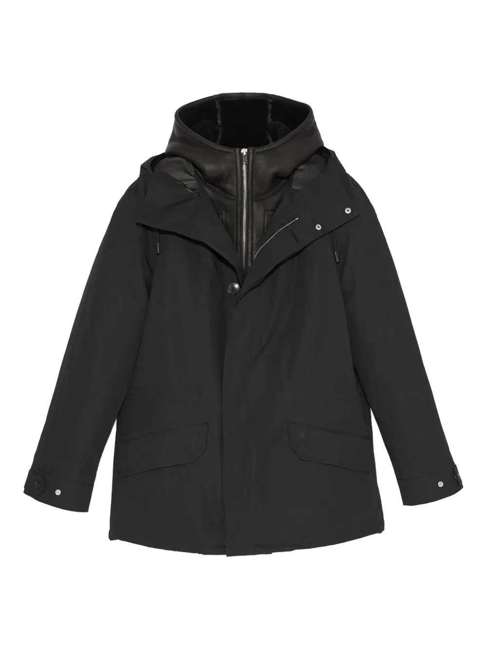 Парка из овчины с капюшоном YVES SALOMON, черный
Парка из овчины с капюшоном YVES SALOMON, черный