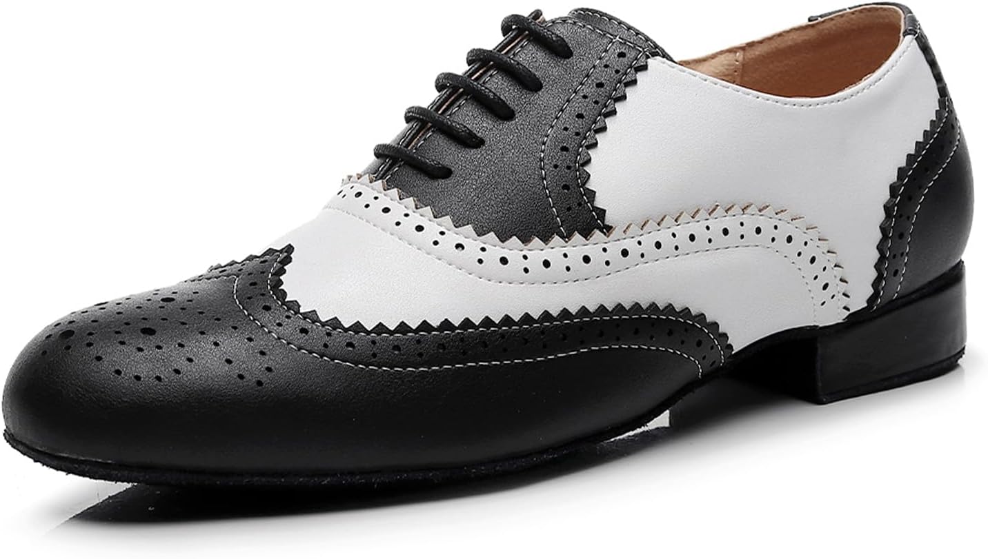 Мужские кожаные латинские танцевальные туфли SWDZM для социальных и бальных вечеринок, черный
Мужские кожаные латинские танцевальные туфли SWDZM для социальных и бальных вечеринок, черный