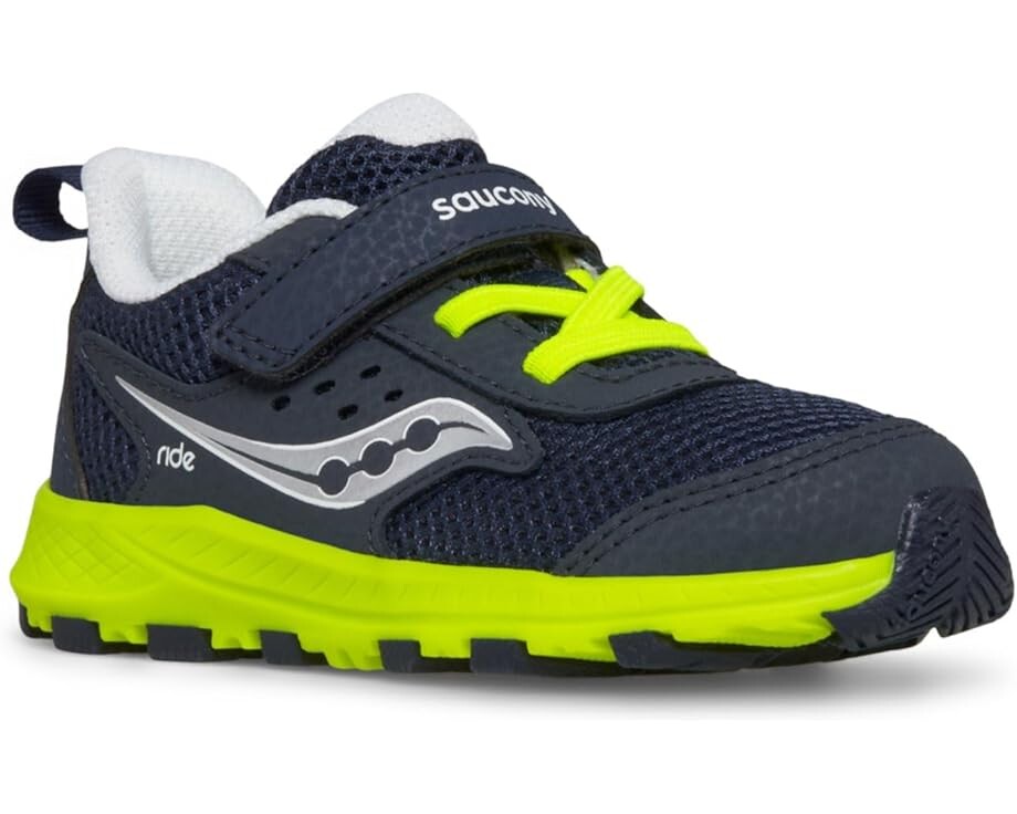 Кроссовки Saucony Kids Ride JR, цвет Navy/Citron
Кроссовки Saucony Kids Ride JR, цвет Navy/Citron