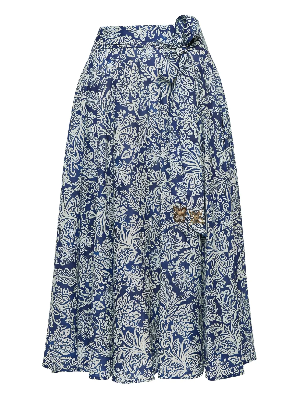 Юбка А-силуэта с цветочным принтом Maliparmi, синий
Юбка А-силуэта с цветочным принтом Maliparmi, синий
