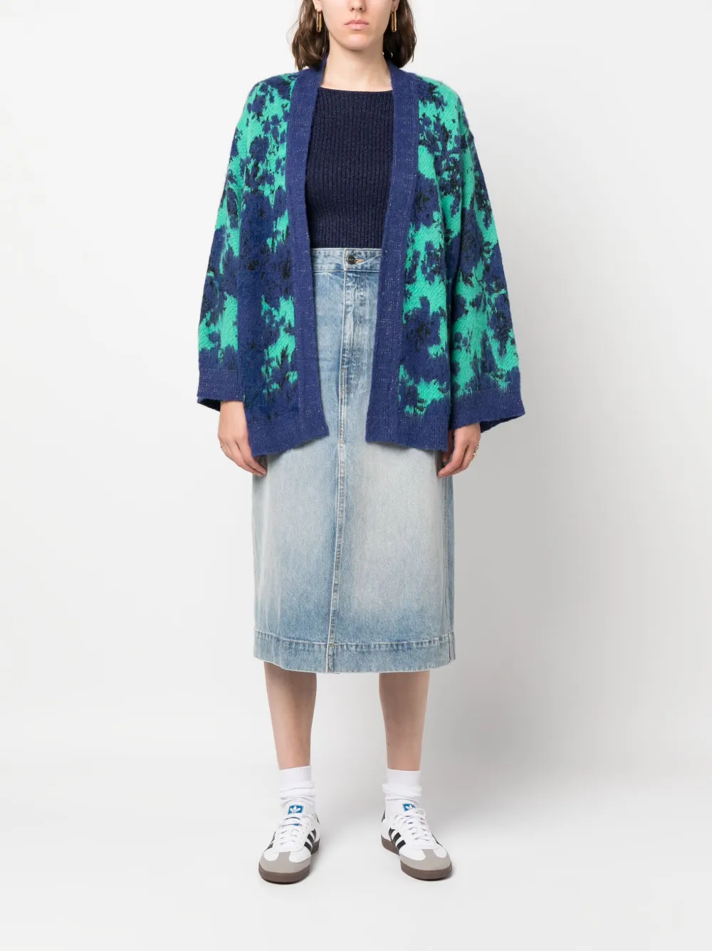 Кардиган вязки интарсия LIU JO, синий
Кардиган вязки интарсия LIU JO, синий