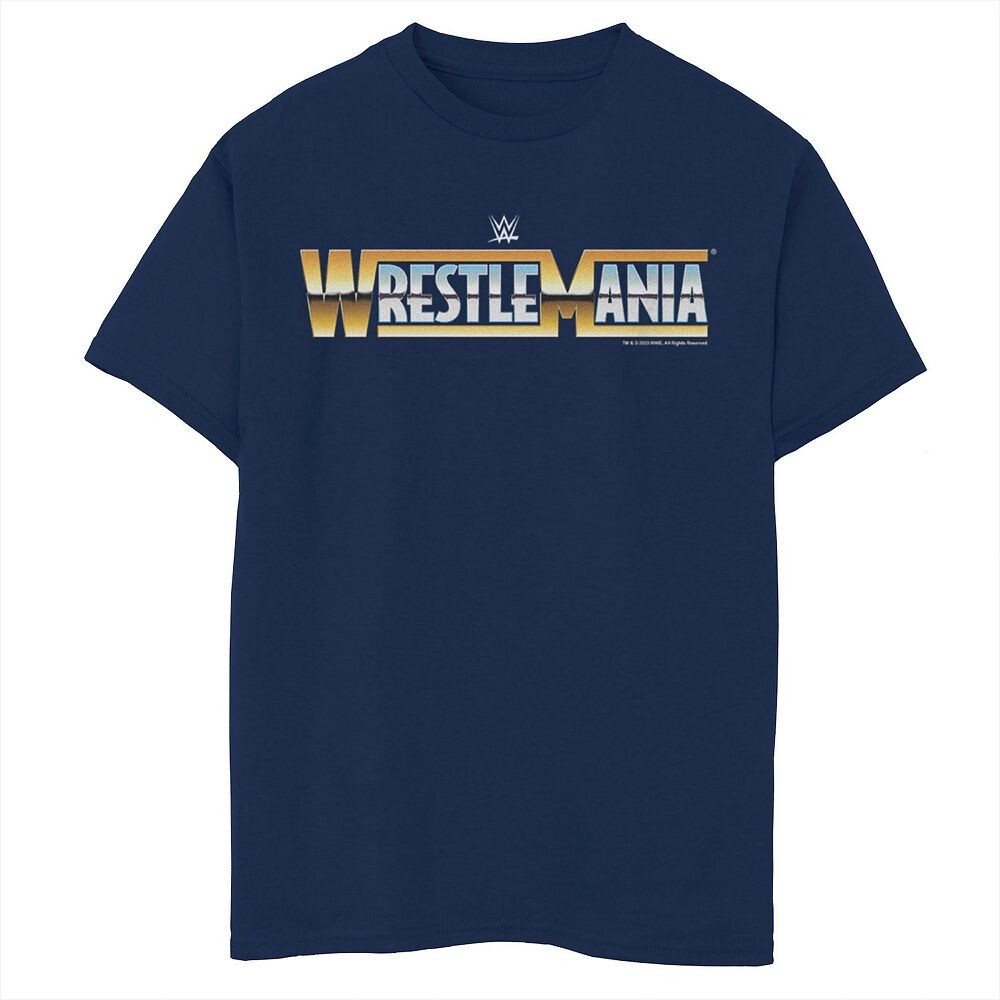 Футболка с логотипом WWE WrestleMania для мальчиков и графическим рисунком Licensed Character, темно-синий
Футболка с логотипом WWE WrestleMania для мальчиков и графическим рисунком Licensed Character, темно-синий