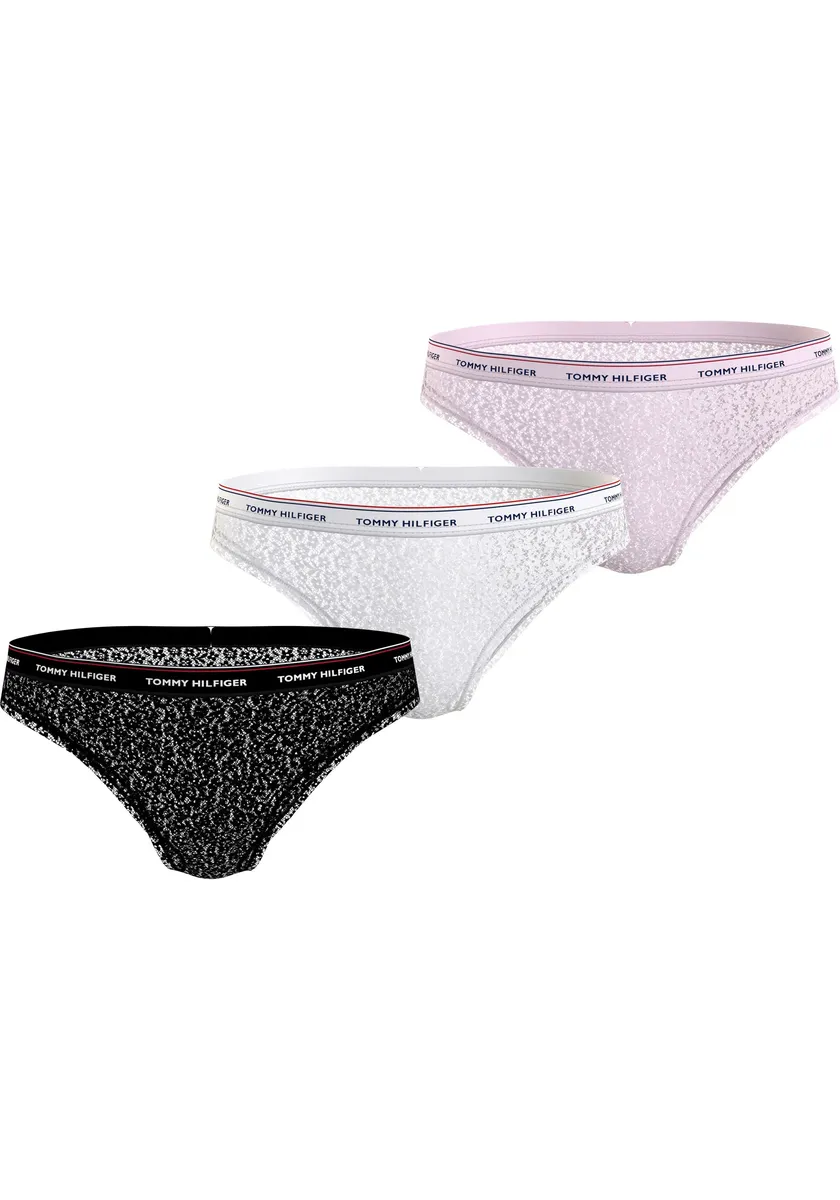 Трусики бикини Tommy Hilfiger Underwear "3 PACK BIKINI LACE (EXT SIZES)" (3 шт. в упаковке), с поясом с логотипом Tommy Hilfiger, черный
Трусики бикини Tommy Hilfiger Underwear "3 PACK BIKINI LACE (EXT SIZES)" (3 шт. в упаковке), с поясом с логотипом Tommy Hilfiger, черный