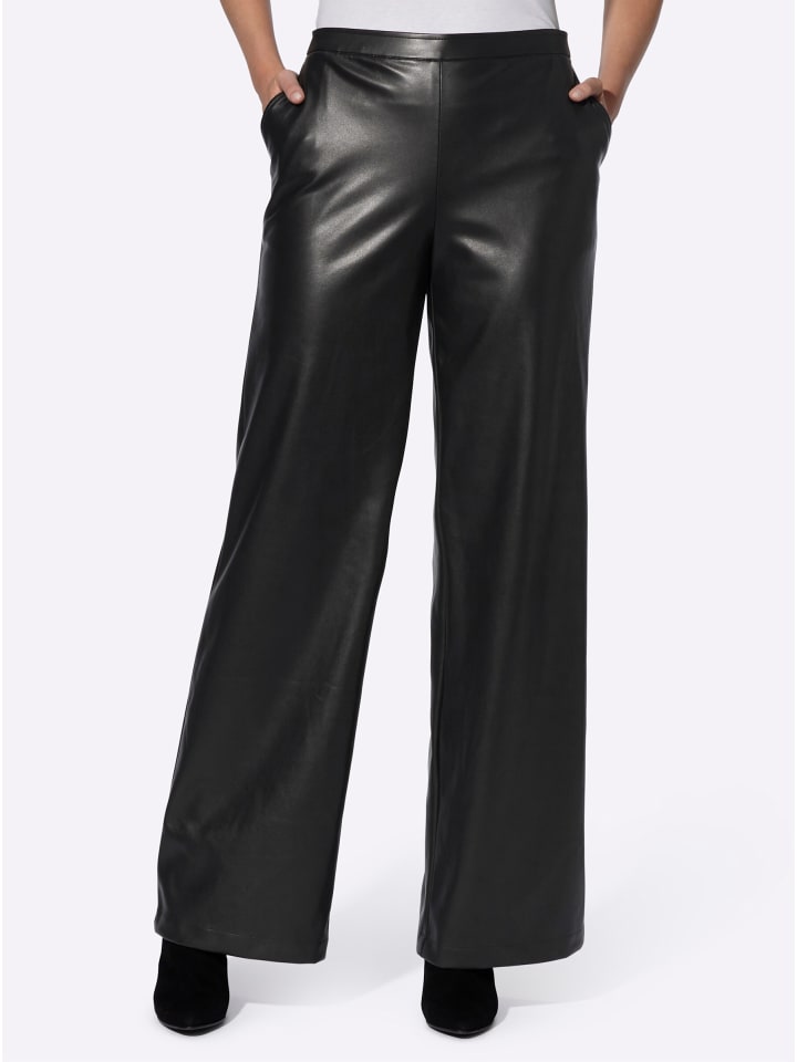 Тканевые брюки Heine, черный
Тканевые брюки Heine, черный