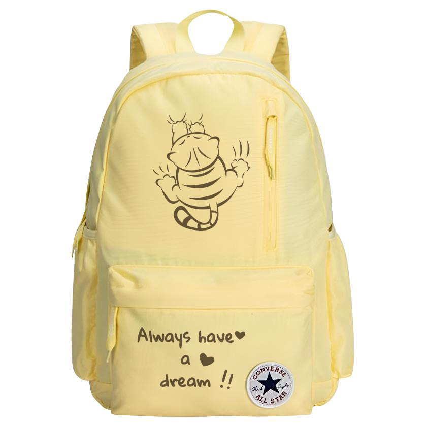 Converse Полиэстеровый рюкзак среднего размера унисекс с термопереносом цвета гусиное яйцо, Line Ginger Cat
Converse Полиэстеровый рюкзак среднего размера унисекс с термопереносом цвета гусиное яйцо, Line Ginger Cat