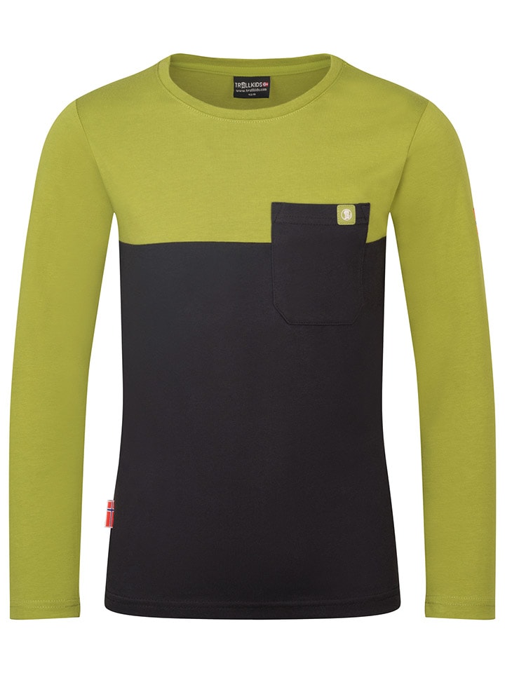 Лонгслив Trollkids, цвет khaki/schwarz
Лонгслив Trollkids, цвет khaki/schwarz