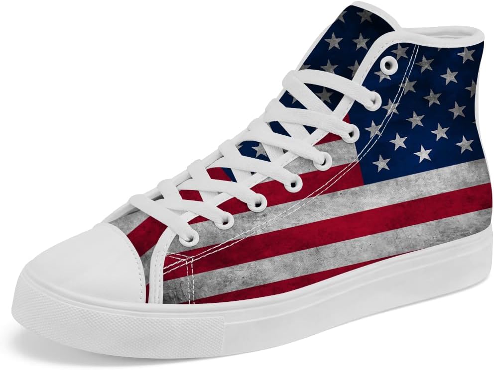Мужские и женские кроссовки на высокой подошве с американским флагом, красно-бело-синие, на шнуровке, повседневные Chebing
Мужские и женские кроссовки на высокой подошве с американским флагом, красно-бело-синие, на шнуровке, повседневные Chebing