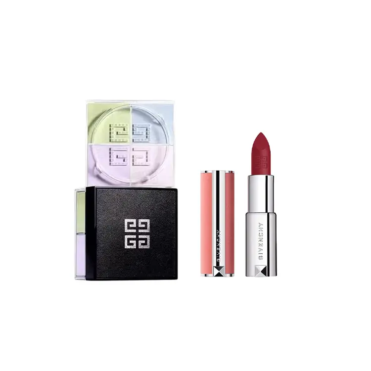 Набор матовой рассыпчатой пудры для лица с четырьмя отделениями, фиксирующий макияж, 12г+3,4г Givenchy
Набор матовой рассыпчатой пудры для лица с четырьмя отделениями, фиксирующий макияж, 12г+3,4г Givenchy