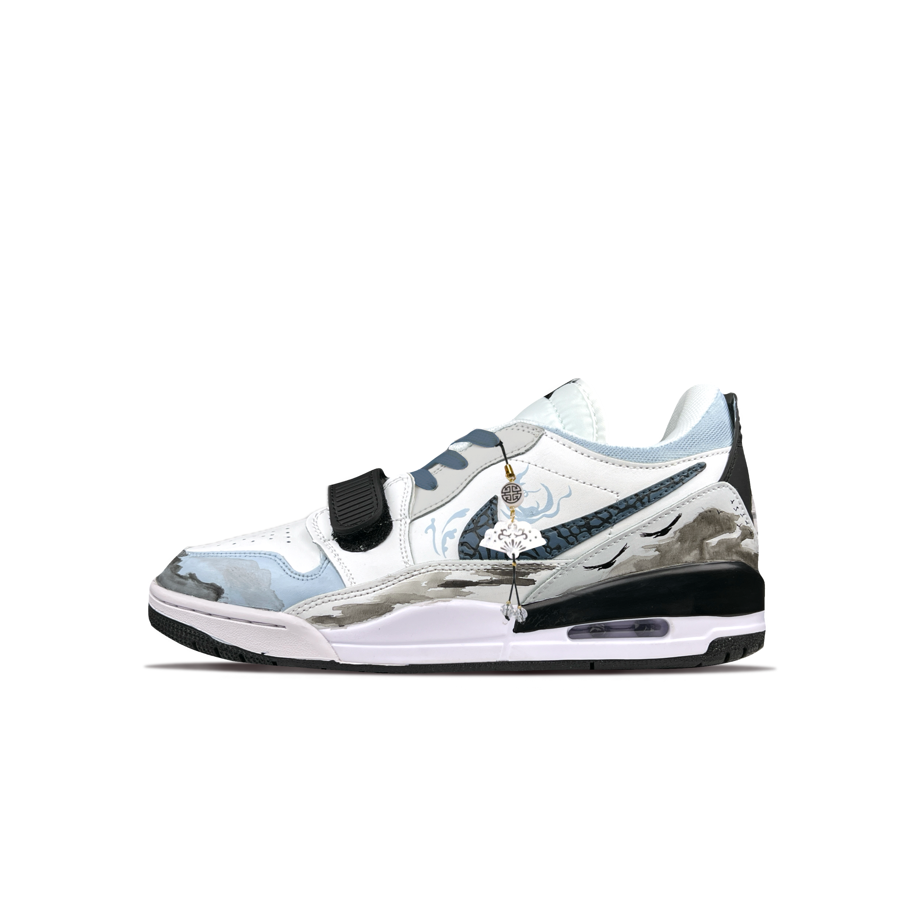 Jordan Баскетбольные кроссовки Legacy 312 Boom Plan Ling Mountain с низким верхом, износостойкие, антискользящие, мужские, светло-синие
Jordan Баскетбольные кроссовки Legacy 312 Boom Plan Ling Mountain с низким верхом, износостойкие, антискользящие, мужские, светло-синие