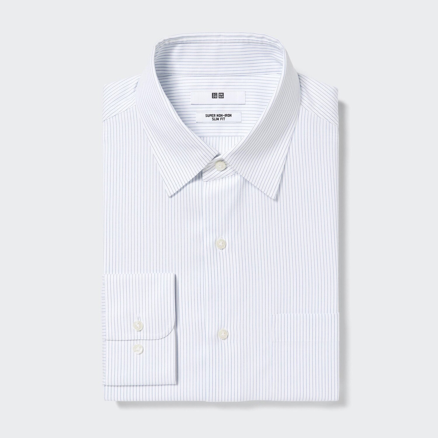 Рубашка UNIQLO Super Non-iron в полоску приталенного кроя, синий
Рубашка UNIQLO Super Non-iron в полоску приталенного кроя, синий