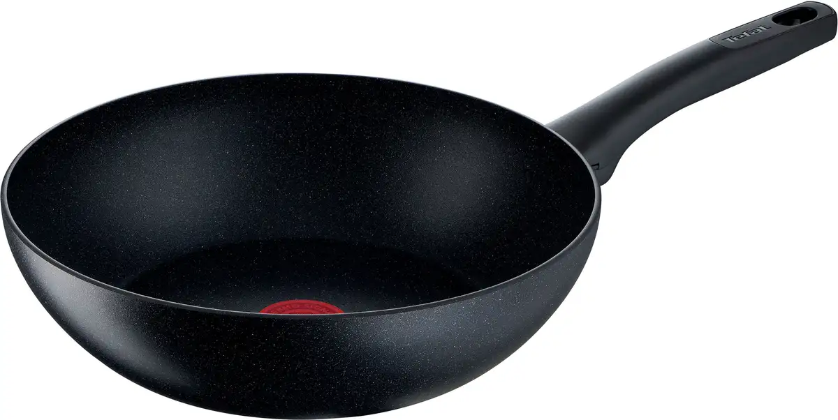 Tefal Wok "Black Stone", алюминий, (1 шт.), алюминий, Mineralia антипригарный, термосигнальный, все виды плит, индукционные Ø 28 см + высота 8 см, черный
Tefal Wok "Black Stone", алюминий, (1 шт.), алюминий, Mineralia антипригарный, термосигнальный, все виды плит, индукционные Ø 28 см + высота 8 см, черный