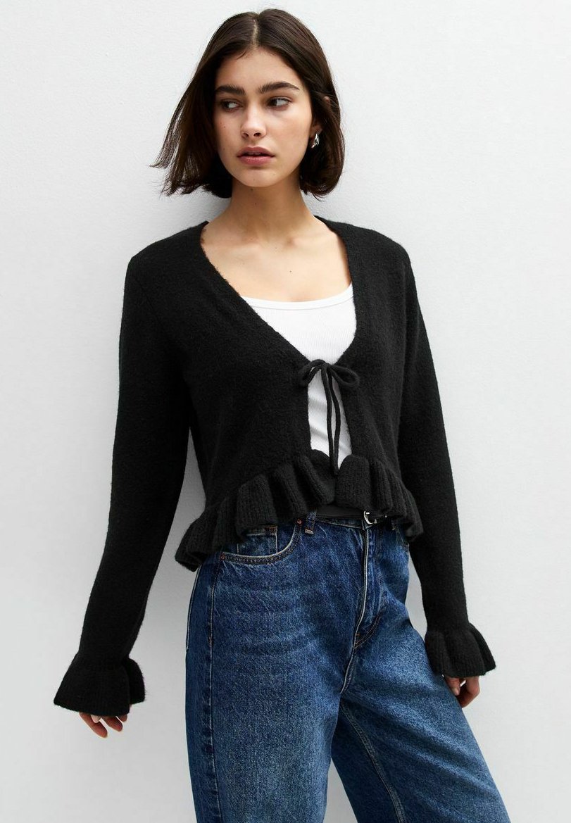 Кардиган V NECK TIE FRONT New Look, черный
Кардиган V NECK TIE FRONT New Look, черный