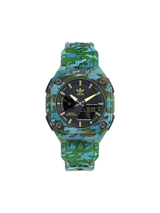 Часы City Tech One Grfx adidas, зеленый
Часы City Tech One Grfx adidas, зеленый