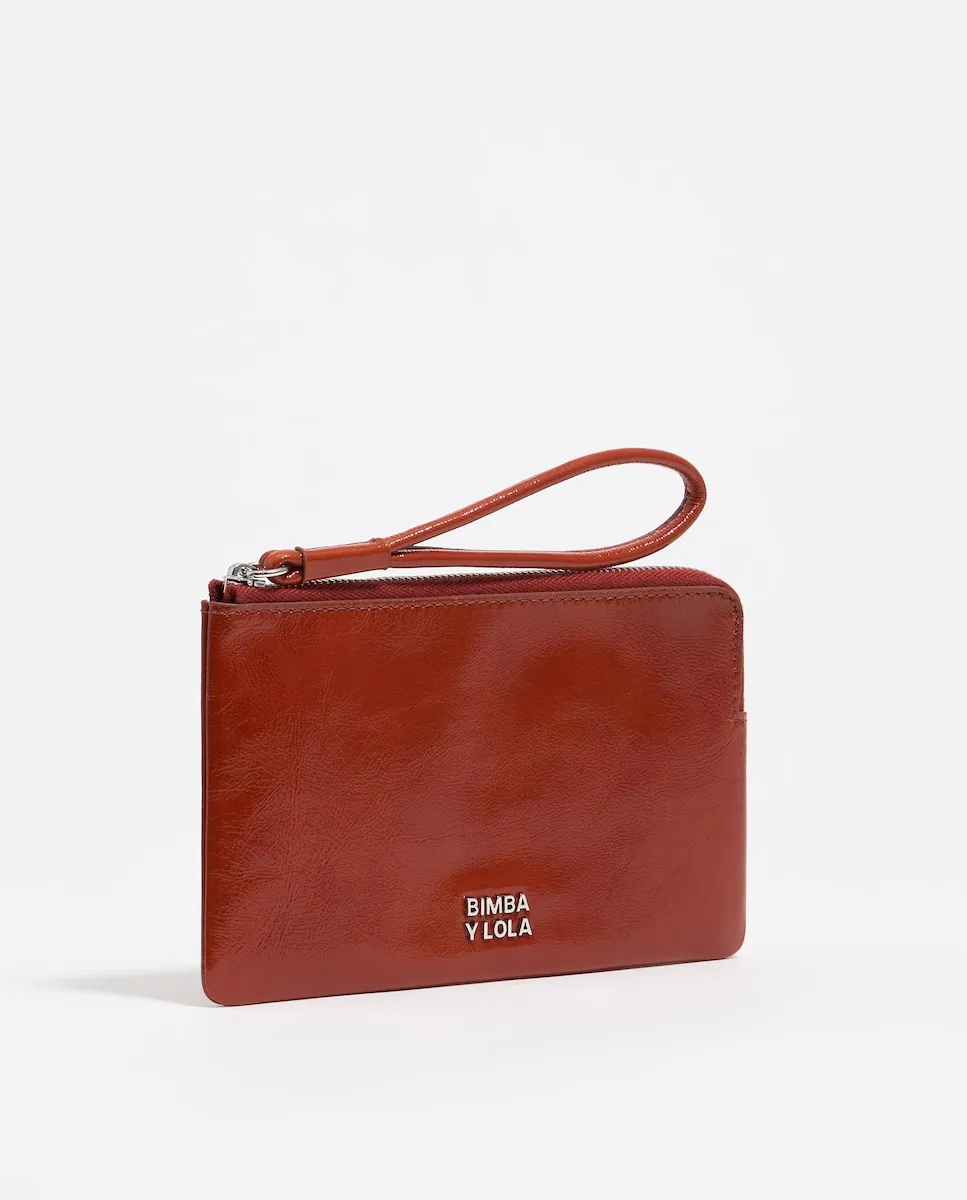 Женский кошелек из кожи на молнии Bimba Y Lola, оранжевый
Женский кошелек из кожи на молнии Bimba Y Lola, оранжевый