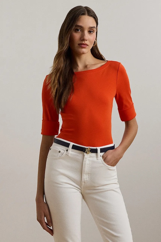 Футболка Lauren Ralph Lauren, оранжевый
Футболка Lauren Ralph Lauren, оранжевый