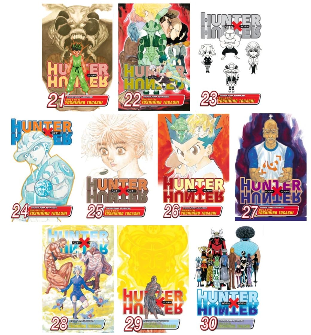 Hunter x Hunter Manga Series 10-Book Collection Set III (Vol. 21-30) - Chimera Ant & Election Arcs of the Legendary Shonen Epic (Puffin)
Hunter x Hunter Manga Series 10-Book Collection Set III (Vol. 21-30) - Chimera Ant & Election Arcs of the Legendary Shonen Epic (Puffin)