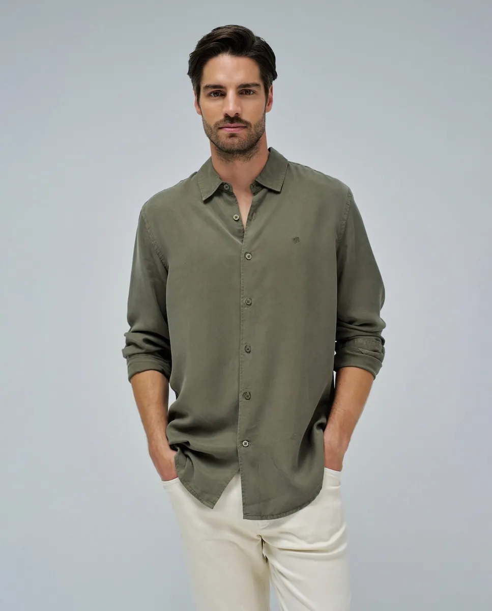 Мужская рубашка из легкого денима Salsa Jeans, зеленый
Мужская рубашка из легкого денима Salsa Jeans, зеленый