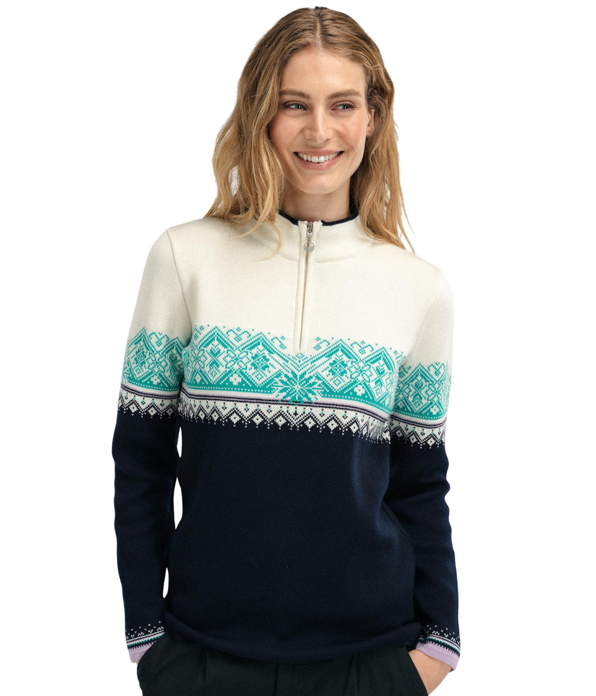 Свитер Dale of Norway Moritz Feminine, Marine/Off-White/Peacock
Свитер Dale of Norway Moritz Feminine, Marine/Off-White/Peacock