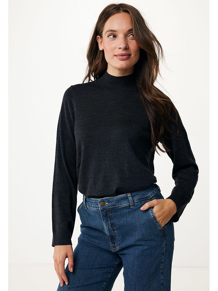 Пуловер Mexx Wollpullover, черный 
Пуловер Mexx Wollpullover, черный