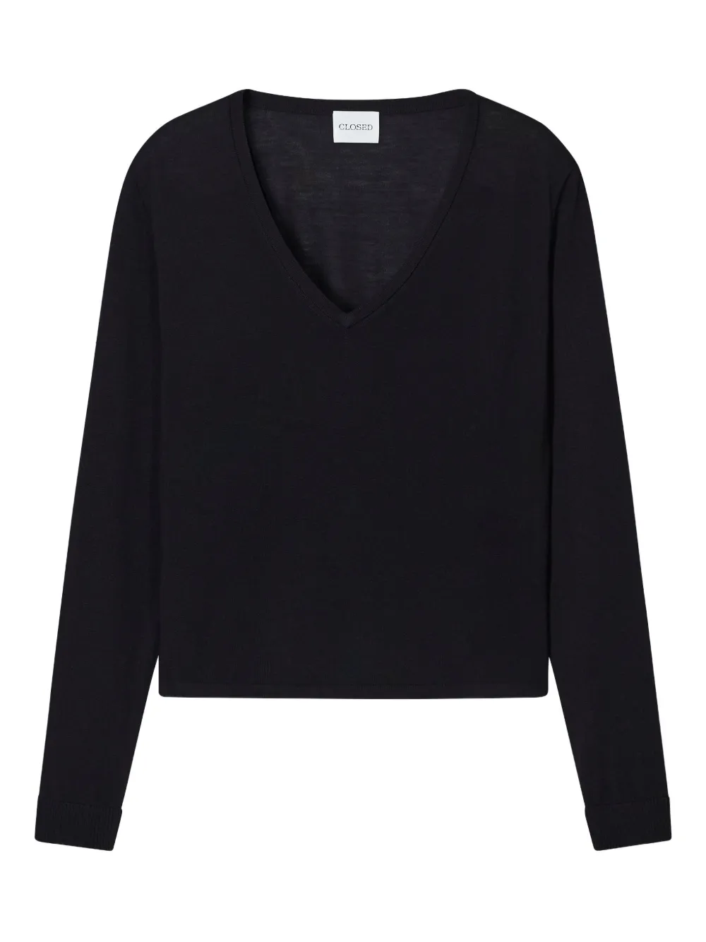 Свитер с V-образным вырезом и длинными рукавами Closed, черный
Свитер с V-образным вырезом и длинными рукавами Closed, черный