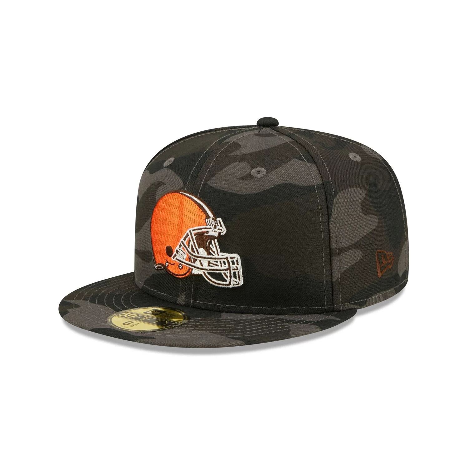 Мужская облегающая шляпа New Era Black Cleveland Browns Camo 59FIFTY
Мужская облегающая шляпа New Era Black Cleveland Browns Camo 59FIFTY