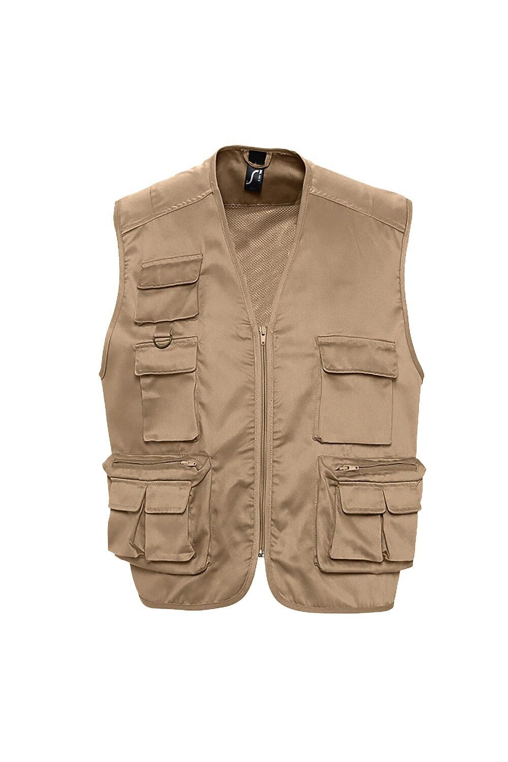 Жилет с молнией во всю длину Wild, утепленная куртка SOL'S, бежевый
Жилет с молнией во всю длину Wild, утепленная куртка SOL'S, бежевый