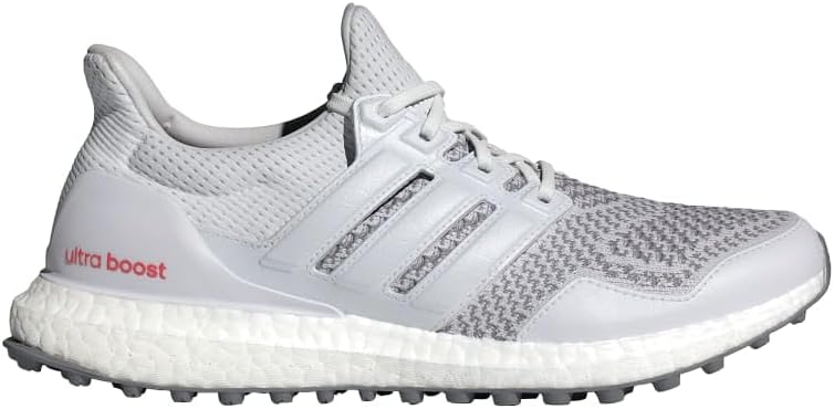 Женские кроссовки для гольфа Adidas Ultraboost без шипов, белый/красный/серый
Женские кроссовки для гольфа Adidas Ultraboost без шипов, белый/красный/серый