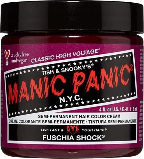 Тоник для краски для волос, Fuschia Shock, 118мл Manic Panic 
Тоник для краски для волос, Fuschia Shock, 118мл Manic Panic