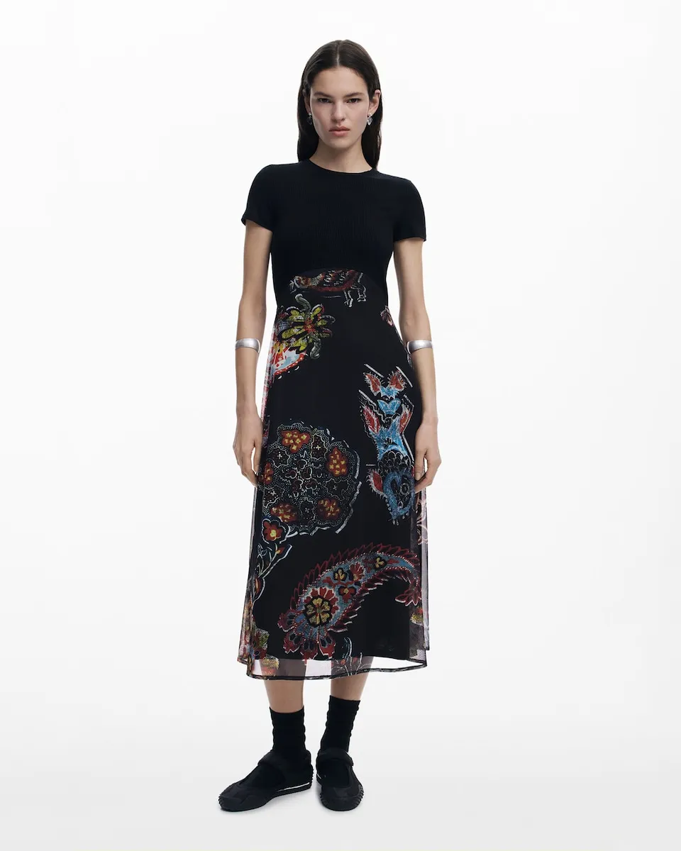 Платье, созданное Кристианом Лакруа Desigual, черный
Платье, созданное Кристианом Лакруа Desigual, черный