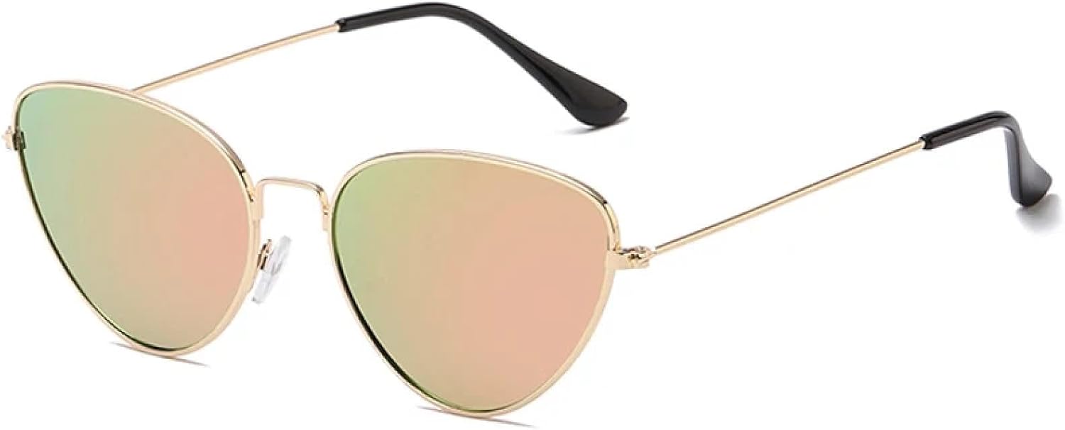 Металлические солнцезащитные очки «кошачий глаз» для женщин и мужчин, модные, роскошные, винтажные, панк, для путешествий и вождения, с защитой от УФ-излучения UV400 TKKTLLT, Gold Pink
Металлические солнцезащитные очки «кошачий глаз» для женщин и мужчин, модные, роскошные, винтажные, панк, для путешествий и вождения, с защитой от УФ-излучения UV400 TKKTLLT, Gold Pink