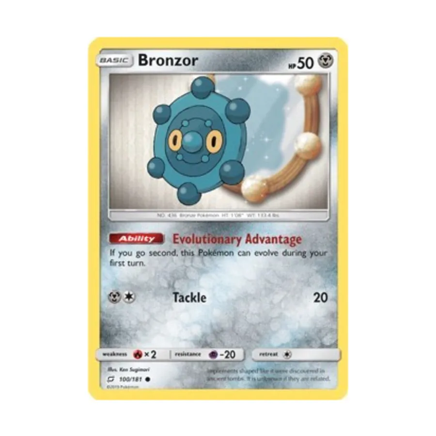 CCG Бронзор (К) #100, Pokemon - SM - Team Up - Singles
CCG Бронзор (К) #100, Pokemon - SM - Team Up - Singles