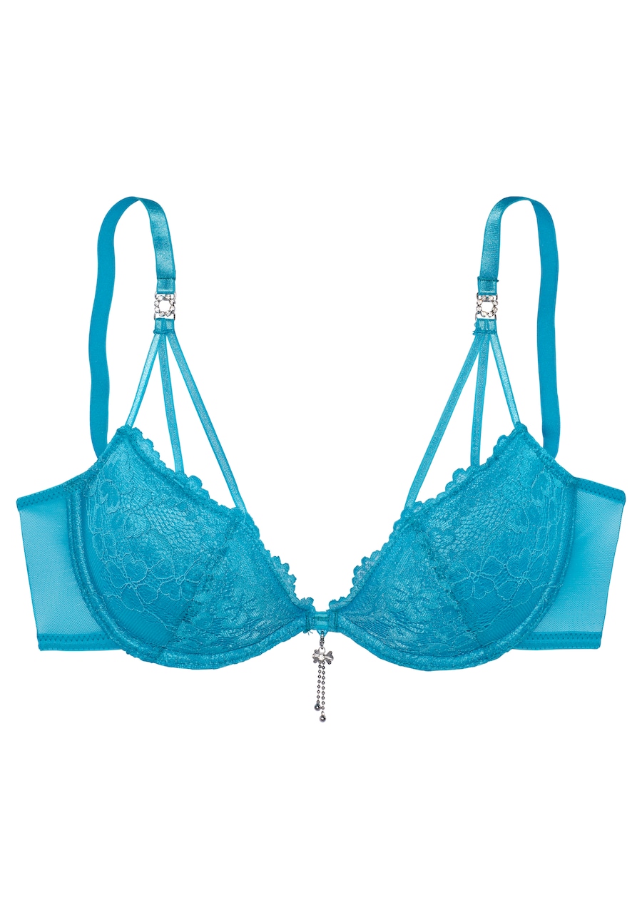 Бюстгальтер пуш-ап LASCANA, бирюзовый
Бюстгальтер пуш-ап LASCANA, бирюзовый