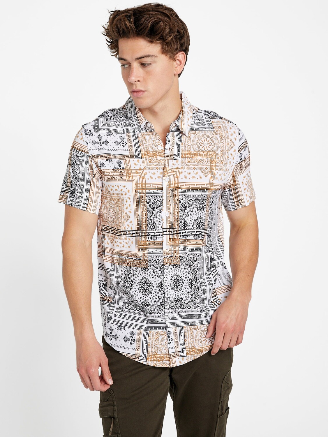 Тимо Бандана Рубашка Guess Factory, цвет Pure White
Тимо Бандана Рубашка Guess Factory, цвет Pure White