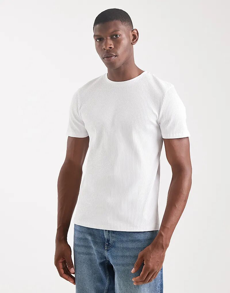 Футболка ASOS DESIGN суперплотная, облегающая, белого цвета, с отделкой в рубчик
Футболка ASOS DESIGN суперплотная, облегающая, белого цвета, с отделкой в рубчик