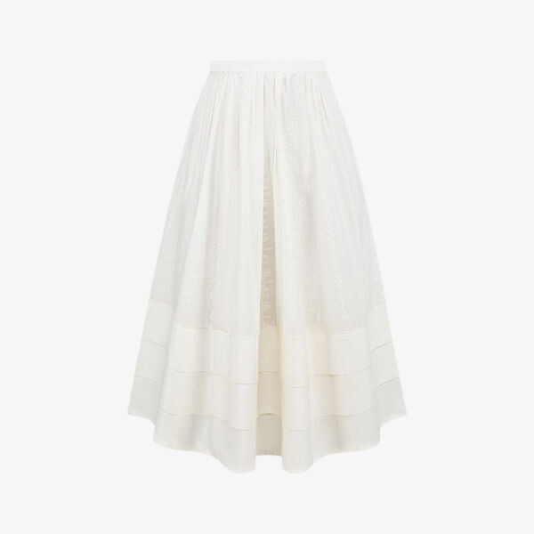 Юбка миди из хлопка с вышивкой Augustine House Of Cb, белый
Юбка миди из хлопка с вышивкой Augustine House Of Cb, белый