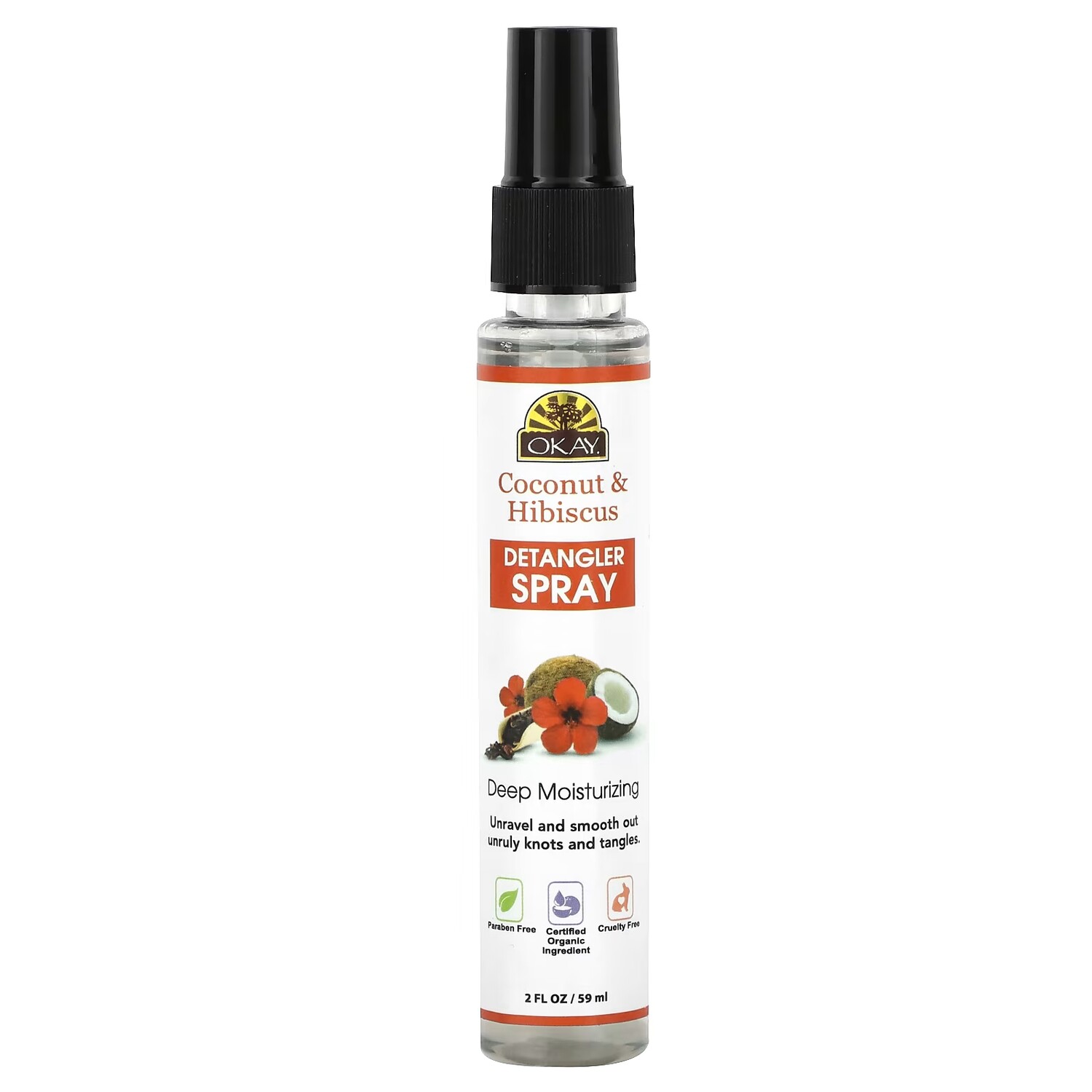 Хорошо Pure Naturals Спрей для расчесывания волос «Кокос и гибискус», 2 жидкие унции (59 мл) Okay Pure Naturals
Хорошо Pure Naturals Спрей для расчесывания волос «Кокос и гибискус», 2 жидкие унции (59 мл) Okay Pure Naturals