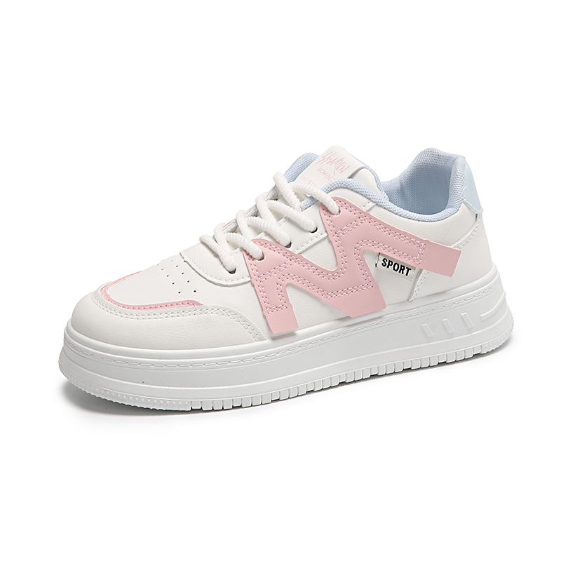 Дышащие скейтерские кроссовки для подростков Wooden Rabbit, белый/розовый
Дышащие скейтерские кроссовки для подростков Wooden Rabbit, белый/розовый