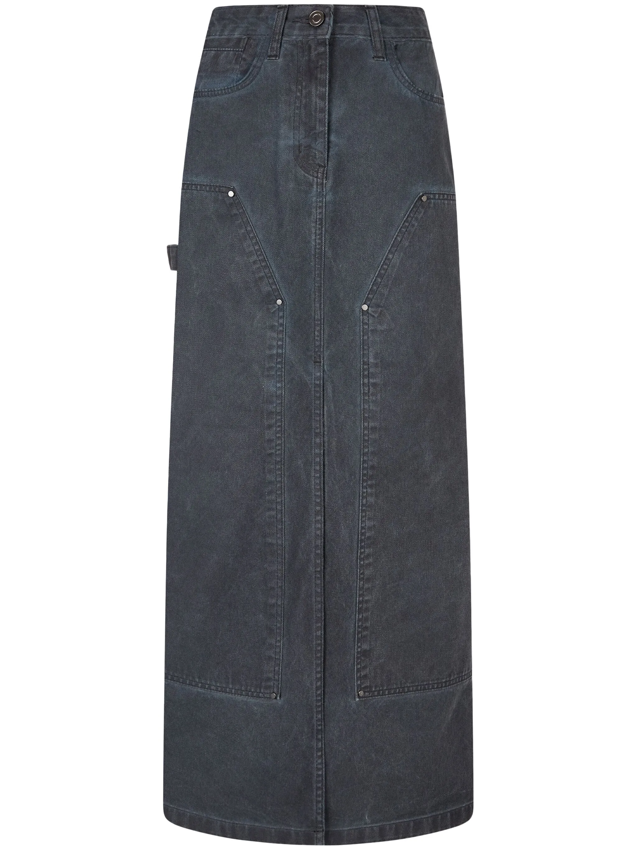 Джинсовая юбка макси Studio Tomboy, серый
Джинсовая юбка макси Studio Tomboy, серый