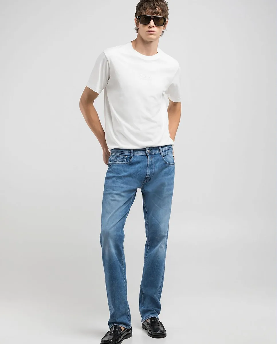 Мужские джинсы обычного кроя с карманами Replay, синий
Мужские джинсы обычного кроя с карманами Replay, синий