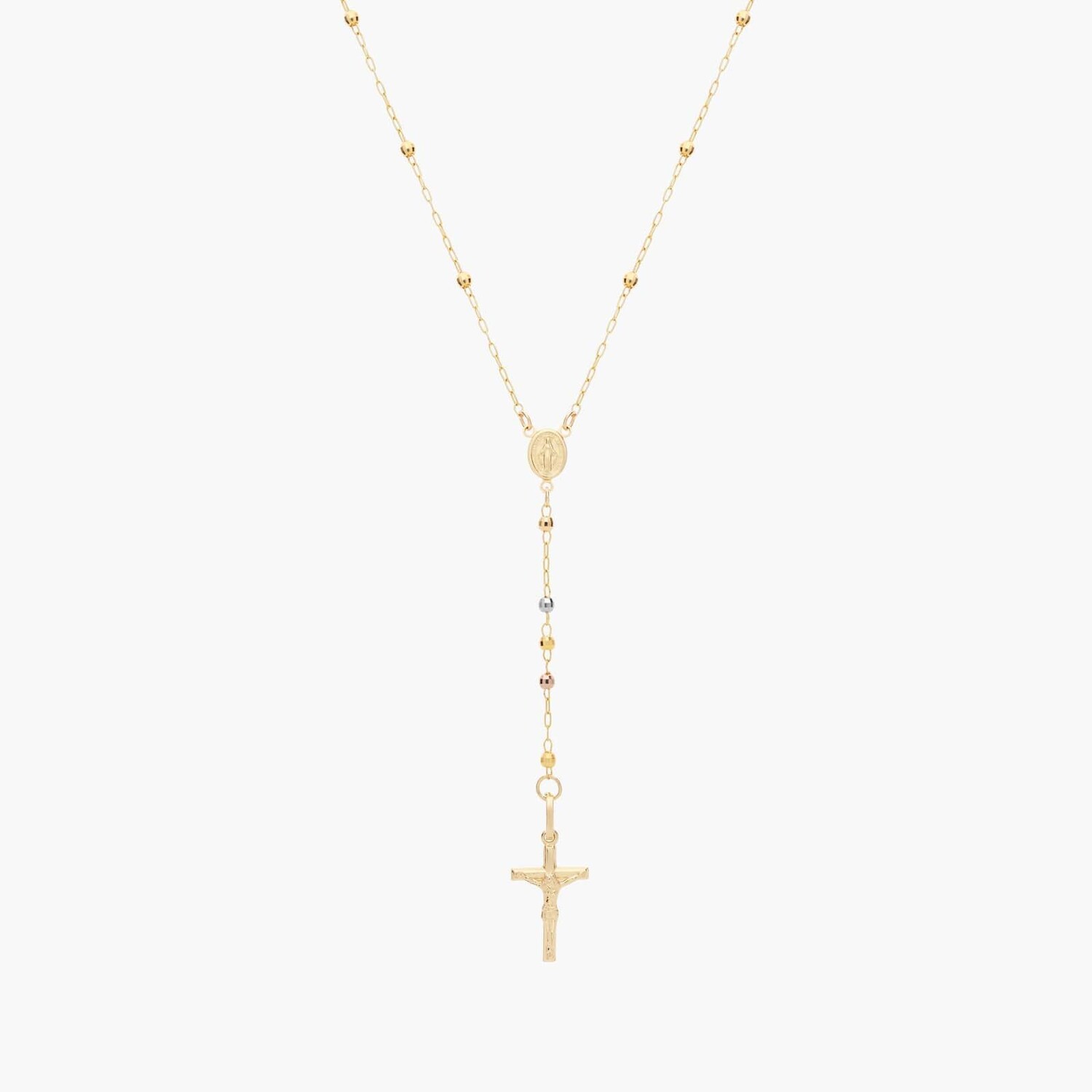 24-дюймовое полированное ожерелье-четки из 14-каратного желтого, белого и розового золота Blue Nile
24-дюймовое полированное ожерелье-четки из 14-каратного желтого, белого и розового золота Blue Nile