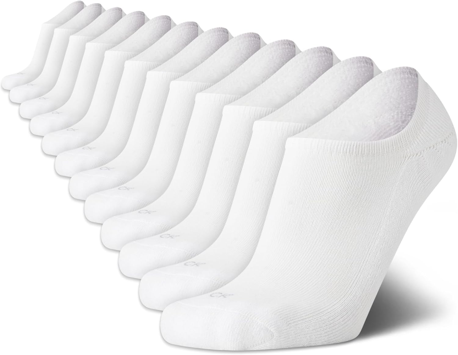 Мужские носки Calvin Klein - 12 шт., легкие, нескользящие, непромокаемые, для мужчин - спортивные носки-подкладки для обуви, White
Мужские носки Calvin Klein - 12 шт., легкие, нескользящие, непромокаемые, для мужчин - спортивные носки-подкладки для обуви, White