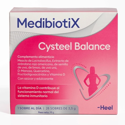 MedibiotiX Cysteel Balance Пищевая добавка с пребиотиками, пробиотиками, черникой и D-маннозой Medibiotix
MedibiotiX Cysteel Balance Пищевая добавка с пребиотиками, пробиотиками, черникой и D-маннозой Medibiotix
