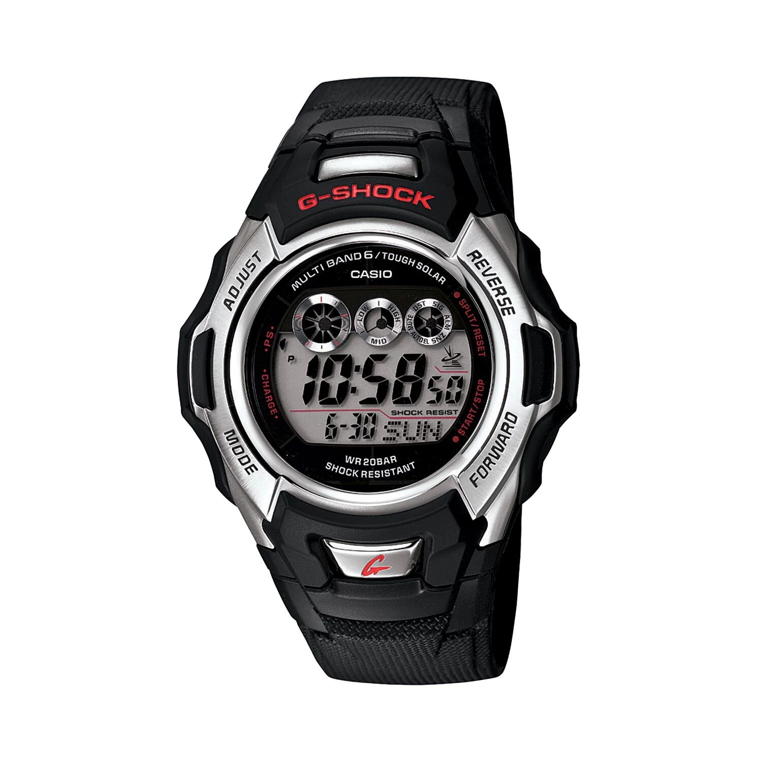 Мужские часы Casio G-Shock Tough Solar Atomic с цифровым хронографом — GWM500A-1 Relic by Fossil
Мужские часы Casio G-Shock Tough Solar Atomic с цифровым хронографом — GWM500A-1 Relic by Fossil